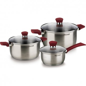 Набор посуды 6 предметов RONDELL STRIKE RDS-817 Набор посуды 6 предметов RONDELL STRIKE RDS-817